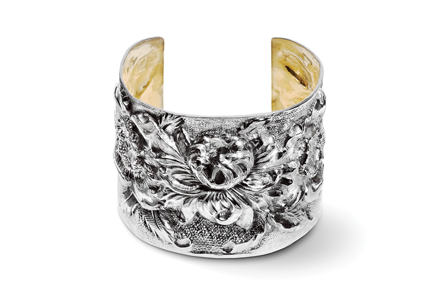 Galmer Silver Morning Bloom Cuff, photography by [ZeO].