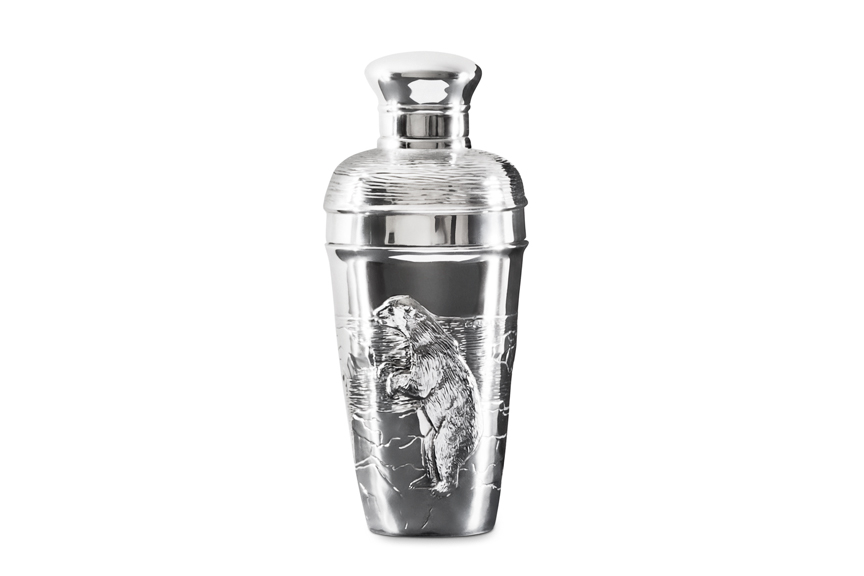 Galmer Silver Bear Cocktail Shaker