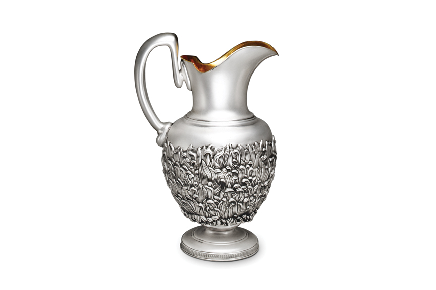 Galmer Silver Chrysanthemum Pitcher