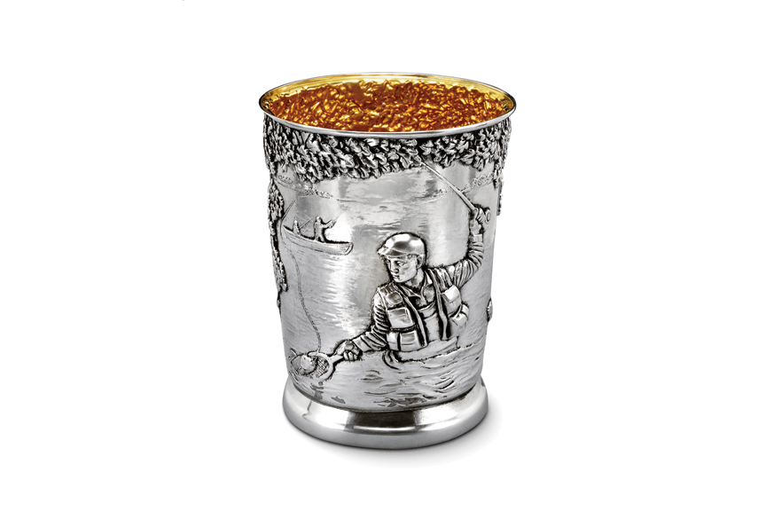 Galmer Silver Fishing Julep Cup