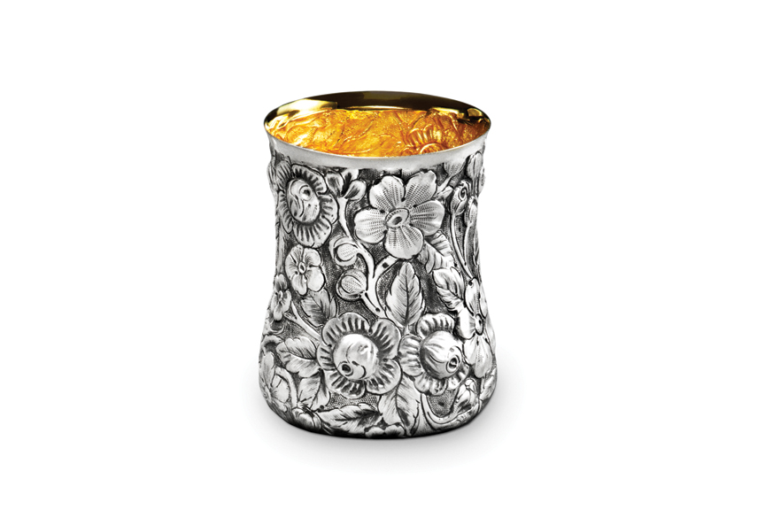 Galmer Silver Flowers Julep Cup