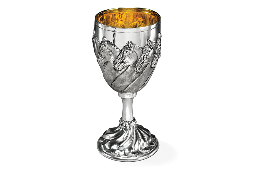 Galmer Silver Horse Goblet