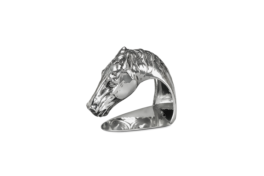 Galmer Silver Horse Napkin Ring