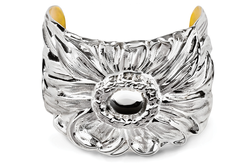 Galmer Silver Daisy Cuff