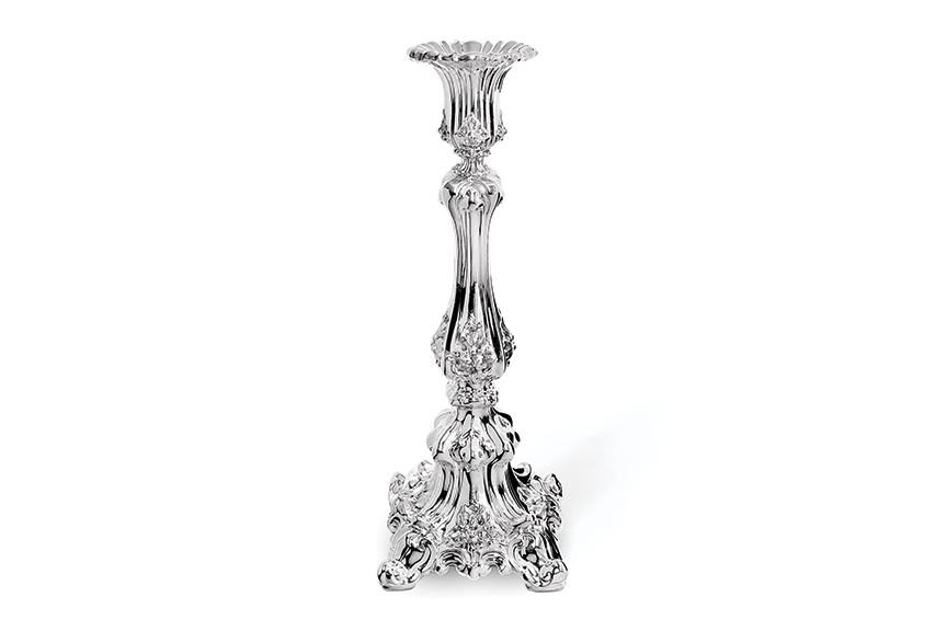 Galmer Silver Judaica Candlestick