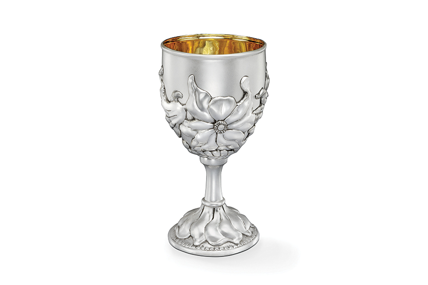 Galmer Silver Magnolia Goblet