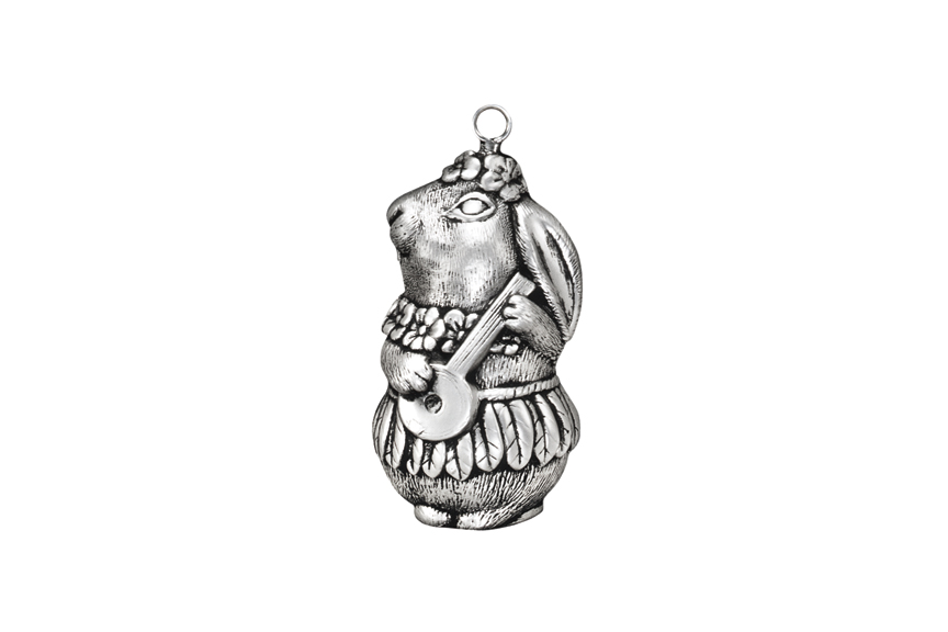 Galmer Silver Rabbit Ornament