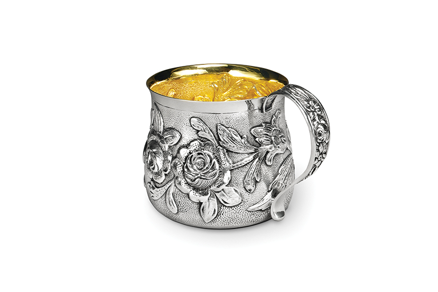 Galmer Silver Rose Baby Cup