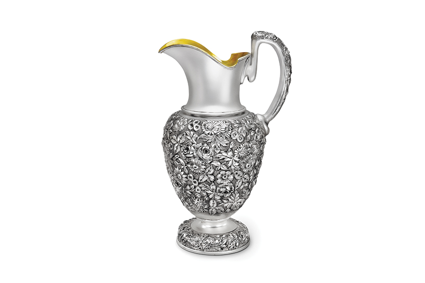 Galmer Silver Rose Pitcher