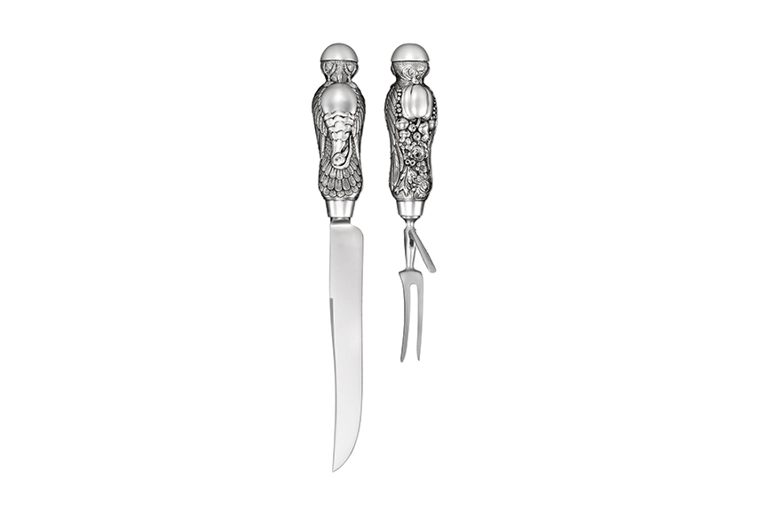 Galmer Silver Turkey Carving Set